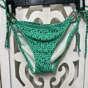 Victoria Secrets Bohemian Bikini Bottom Green